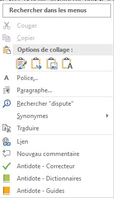 raccourci_texte_liste