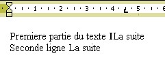tabulation dans texte1