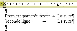 tabulation dans texte3